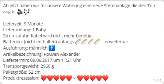First Message